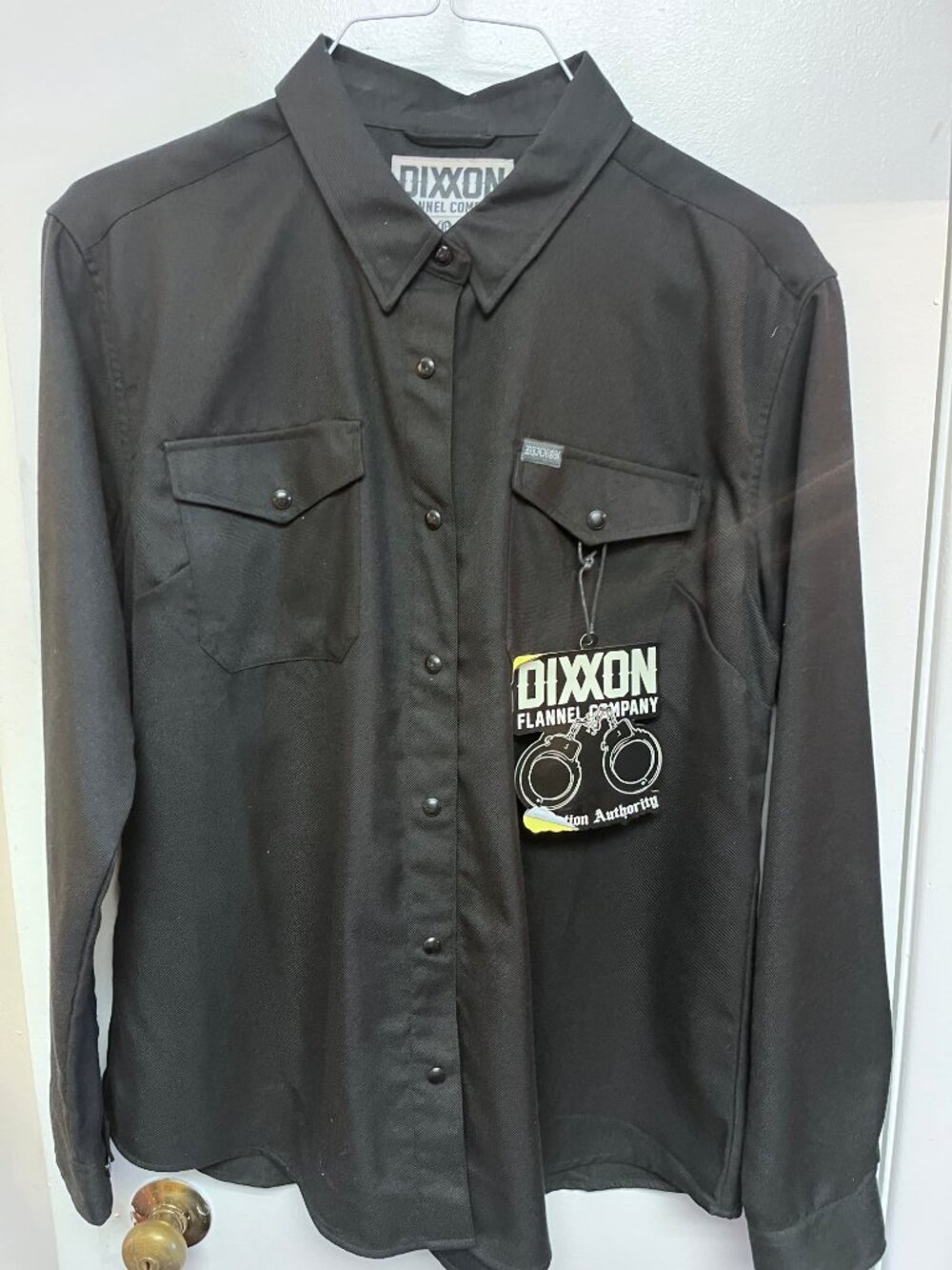 Dixxon Flannel Company The Outlaw 2020 Black Snap Work Shirt NWT Size XL